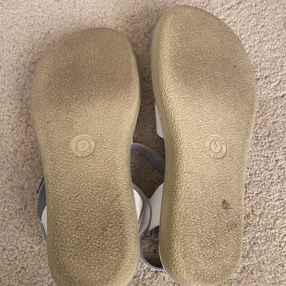 Saltwater Sandals- Sun-San Style-Women's White-Size 7 - Picture 3 of 4